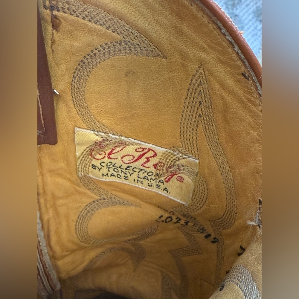 TONY LAMA Style # 8238 Full Quill Ostritch
Cowboy Boots Size 6 - Picture 6 of 8